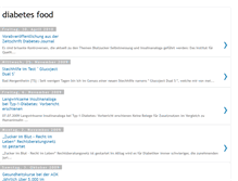 Tablet Screenshot of diabetes-food2.blogspot.com