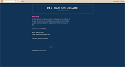 Desktop Screenshot of delmarchildcare.blogspot.com