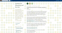 Desktop Screenshot of edartsinstitute.blogspot.com