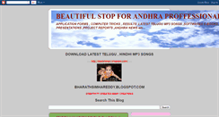 Desktop Screenshot of bharathsimhareddy.blogspot.com