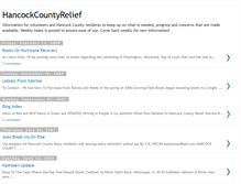 Tablet Screenshot of hancockcountyrelief.blogspot.com