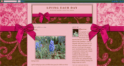 Desktop Screenshot of livingeachdaytogether.blogspot.com