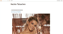 Desktop Screenshot of nackte-tatsachen.blogspot.com