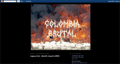 Desktop Screenshot of colombiabrutal.blogspot.com