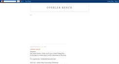 Desktop Screenshot of cobblerbench.blogspot.com