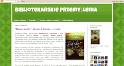 Desktop Screenshot of bibliotekarskie-przemyslenia.blogspot.com