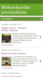 Mobile Screenshot of bibliotekarskie-przemyslenia.blogspot.com