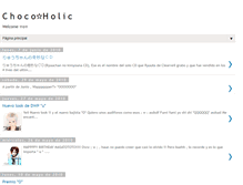 Tablet Screenshot of chocoxholic.blogspot.com
