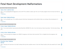 Tablet Screenshot of fetalheartdevelopment.blogspot.com