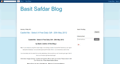 Desktop Screenshot of basitsafdarblog.blogspot.com