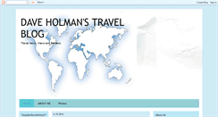 Desktop Screenshot of daveholmanstravelblog.blogspot.com