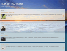 Tablet Screenshot of guiadepianistas.blogspot.com