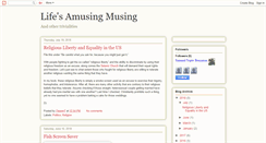 Desktop Screenshot of lifeamusingmusing.blogspot.com