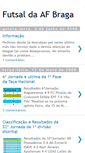 Mobile Screenshot of futsalafbraga.blogspot.com