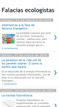 Mobile Screenshot of falaciasecologistas.blogspot.com