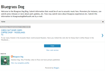 Tablet Screenshot of bluegrassdog.blogspot.com