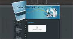 Desktop Screenshot of greekonlineradiotv.blogspot.com