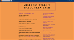 Desktop Screenshot of mistressbellashalloweenbash.blogspot.com