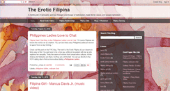 Desktop Screenshot of eroticfilipina.blogspot.com