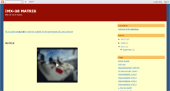 Desktop Screenshot of matrix-imx38.blogspot.com