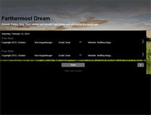Tablet Screenshot of farthermostdream.blogspot.com