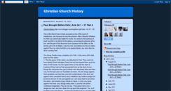 Desktop Screenshot of christianchurchhistory.blogspot.com