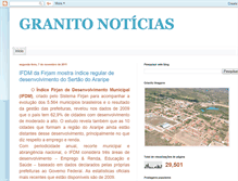 Tablet Screenshot of granitohoje.blogspot.com