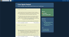 Desktop Screenshot of crosssignalspodcast.blogspot.com