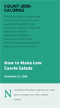 Mobile Screenshot of count2000calories.blogspot.com