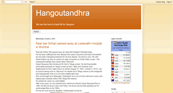 Desktop Screenshot of hangoutandhra.blogspot.com