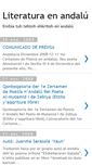 Mobile Screenshot of literaturaenandalu.blogspot.com