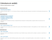 Tablet Screenshot of literaturaenandalu.blogspot.com