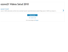 Tablet Screenshot of ozono21videossalud2010.blogspot.com