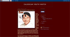 Desktop Screenshot of caloocanyouthwatch.blogspot.com