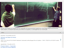 Tablet Screenshot of desenvolvimentoregionalfurb.blogspot.com