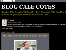 Tablet Screenshot of calecotes.blogspot.com