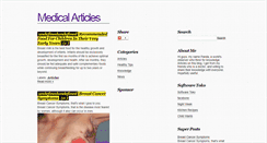 Desktop Screenshot of medicalarticlez.blogspot.com