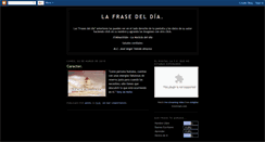 Desktop Screenshot of lafrasedeldiad.blogspot.com