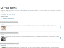 Tablet Screenshot of lafrasedeldiad.blogspot.com