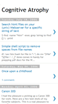 Mobile Screenshot of cognitiveatrophy.blogspot.com