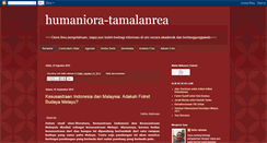 Desktop Screenshot of humanioratamalanrea.blogspot.com