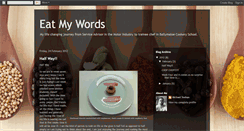 Desktop Screenshot of eatmywordswithrelish.blogspot.com