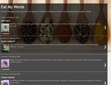 Tablet Screenshot of eatmywordswithrelish.blogspot.com
