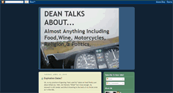 Desktop Screenshot of deantalks.blogspot.com