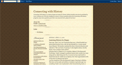 Desktop Screenshot of connectingwithhistory.blogspot.com