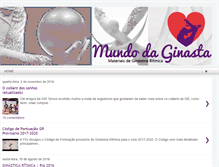 Tablet Screenshot of mundodaginasta.blogspot.com