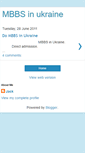 Mobile Screenshot of mbbs-in-ukraine.blogspot.com