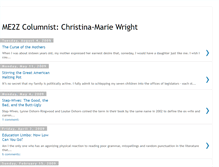 Tablet Screenshot of me2zchristinamariewright.blogspot.com