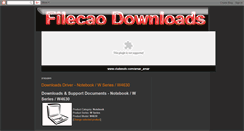 Desktop Screenshot of filecao.blogspot.com