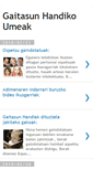 Mobile Screenshot of gaitasunhandikoumeak.blogspot.com